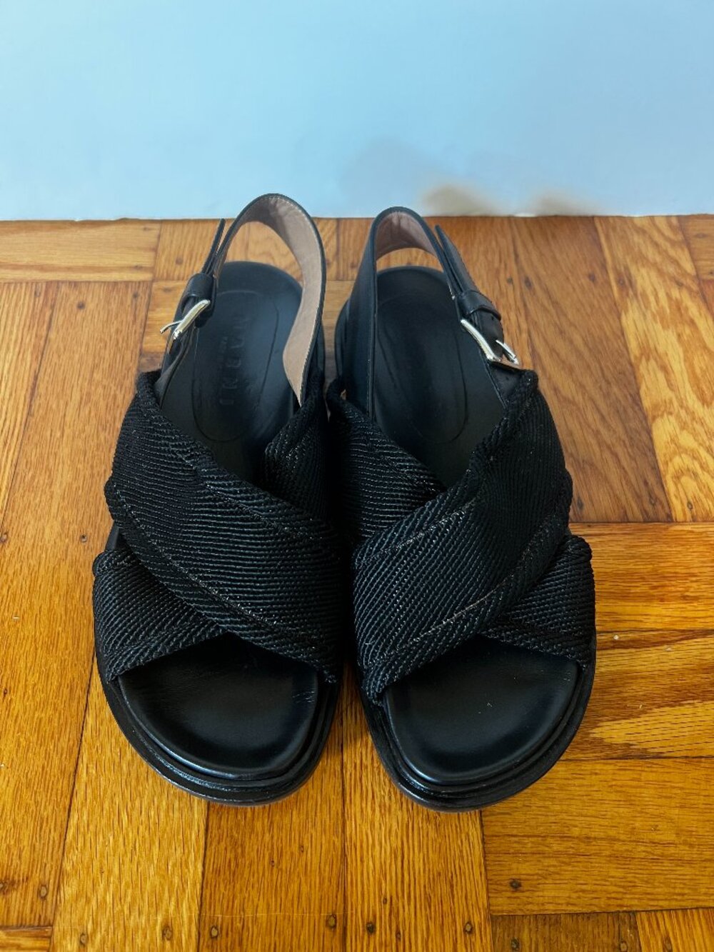 Marni Cross Strap Sandal